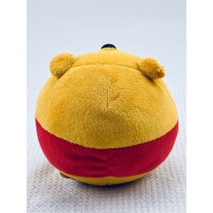 Disney Winnie the Pooh Round Ball Plush Toy Factory 20th Century Fox Yellow Red